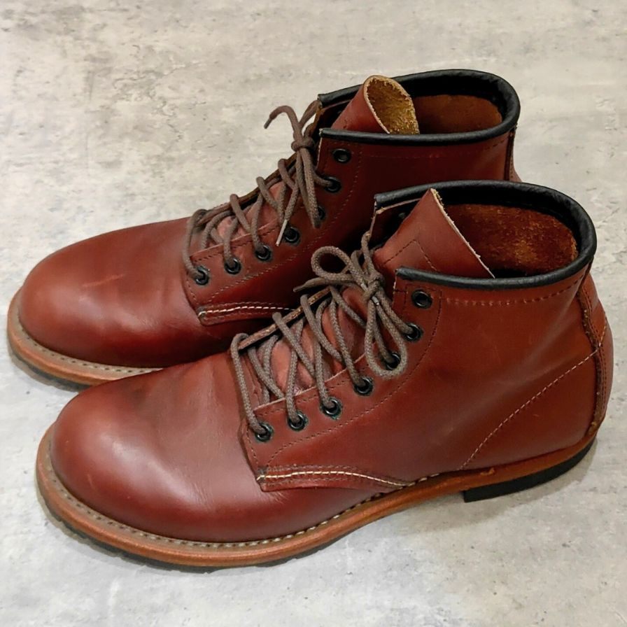 レッドウイング ブーツ 9011 ベックマン ブラックチェリー サイズUS7D REDWING ブーツ 約25.0cm【LA】【中古】