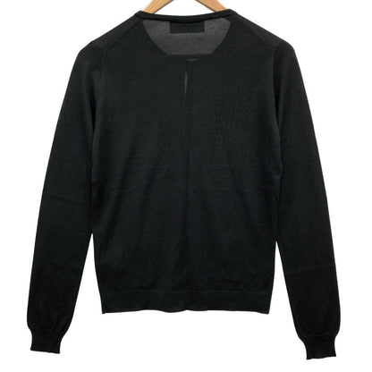 極美品◆ディースクエアード カーディガン シルク100% レディース サイズM ブラック S75HA0522 S15155 DSQUARED2 【AFB28】