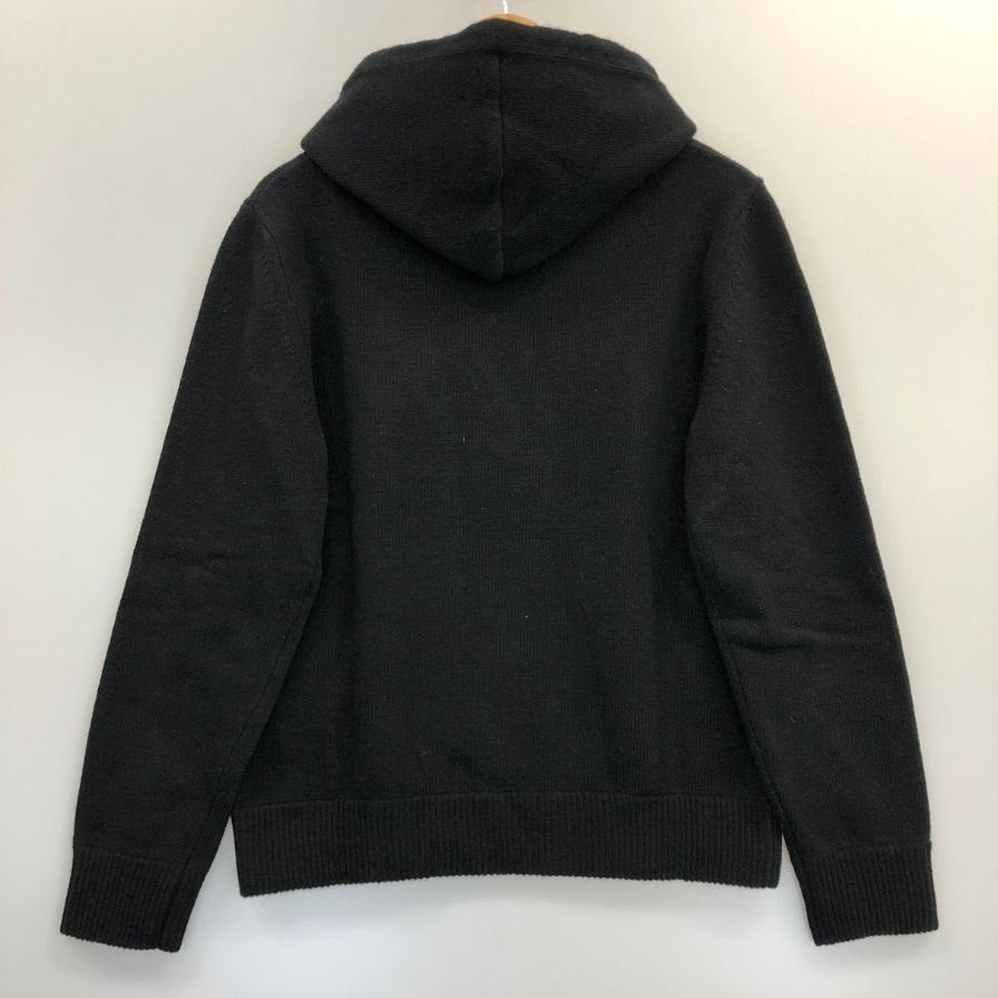 美品◆バフィー パーカー ニット パーカー メンズ ブラック サイズ 44 BAFY 【AFB12】