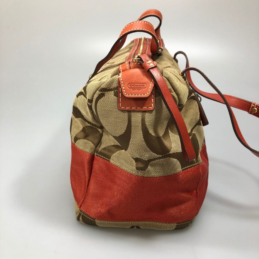 コーチ ショルダーバッグ シグネチャー キャンバス×レザー D0726-11102 COACH【AFE5】