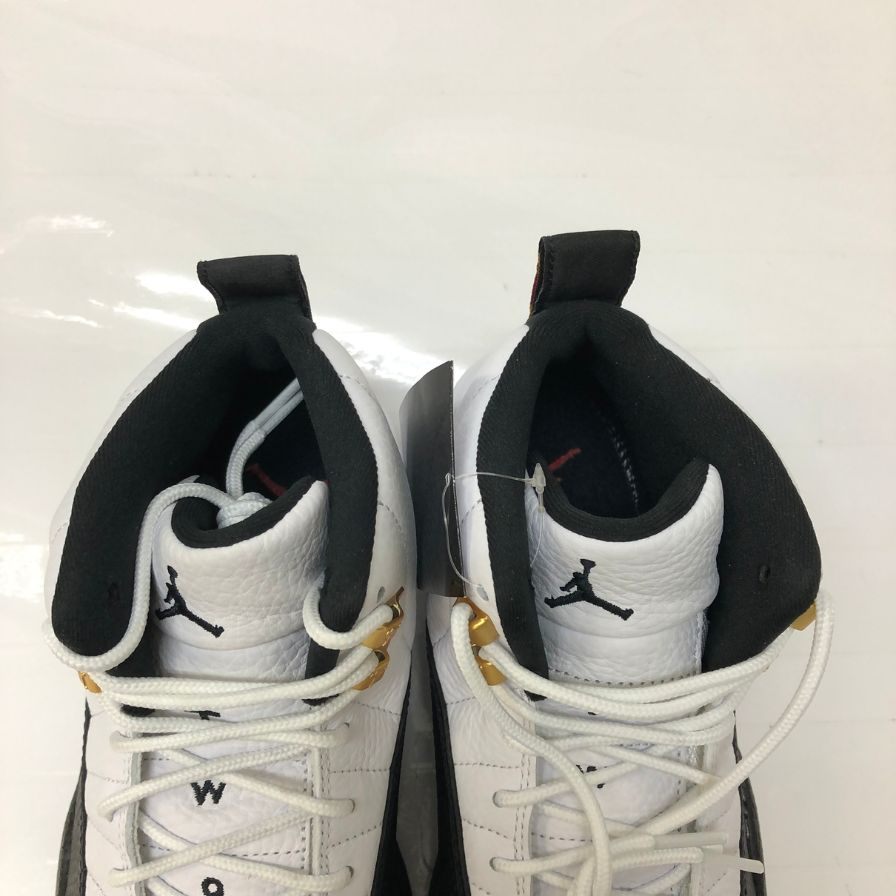 ナイキ スニーカー エアジョーダン 12 レトロ ホワイト／ブラック CT8013-117 メンズ サイズ28cm NIKE AIR JORDAN 12 RETRO 約28.0cm【YB5】