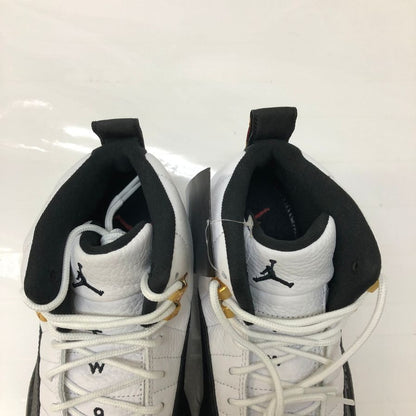 ナイキ スニーカー エアジョーダン 12 レトロ ホワイト／ブラック CT8013-117 メンズ サイズ28cm NIKE AIR JORDAN 12 RETRO 約28.0cm【YB5】
