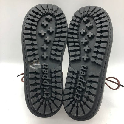 トリッペン ハーフェル レザーシューズ ブラウン サイズ39 メンズ TRIPPEN 約25.0cm【AFD9-2】
