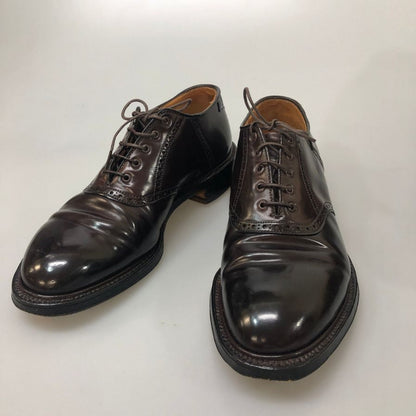 オールデン 5996  ユナイテッドアローズ別注 プレーントゥ コードバン ダークバーガンディ サイズ8.5D Alden ビジネスシューズ 約26.5cm【LA】【中古】