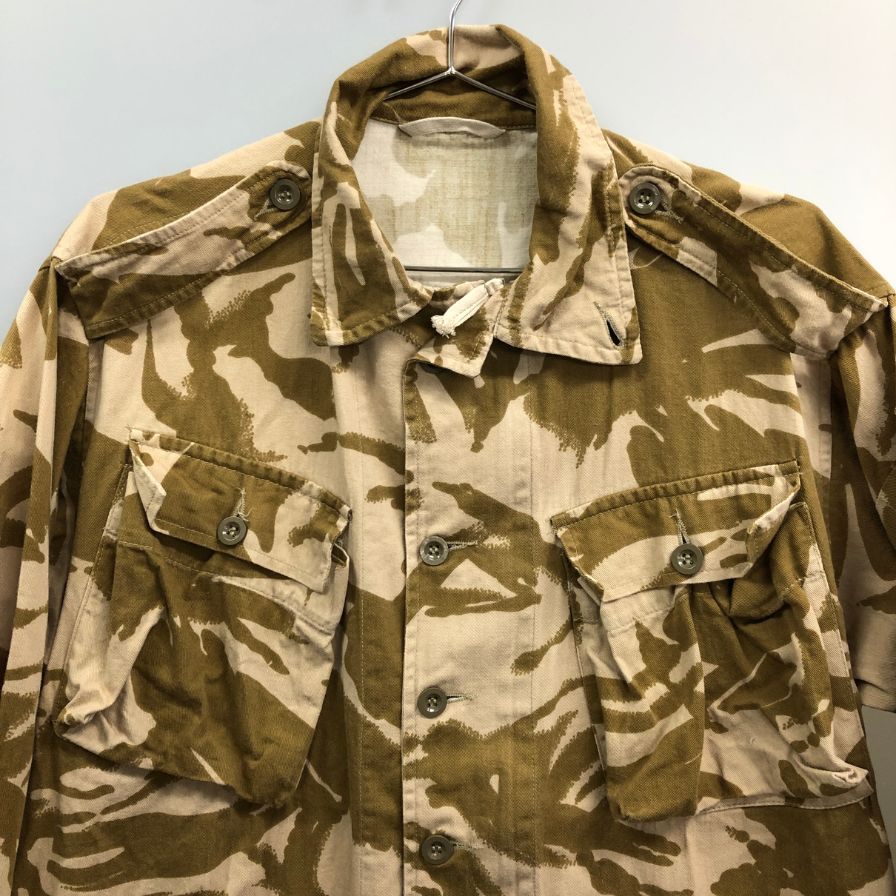 極美品◆イギリス軍 ジャケット LIGHTWEIGHT COMBAT デザート DPMカモ 実物放出 ブラウン系 サイズ170/96 【AFB16】