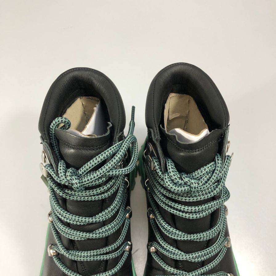 メレル ブーツ トレッキングブーツ Bristol MID レディース サイズ24.5 ブラック グリーン系 MERRELL 約24.5cm【AFD3】