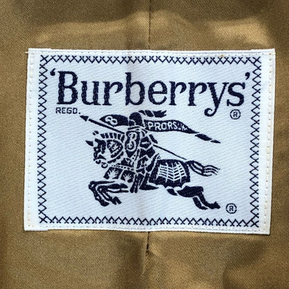 美品◆バーバリーズ ステンカラー コート ライナー付 コットン ベージュ サイズS   BURBERRYS 【AFA7】