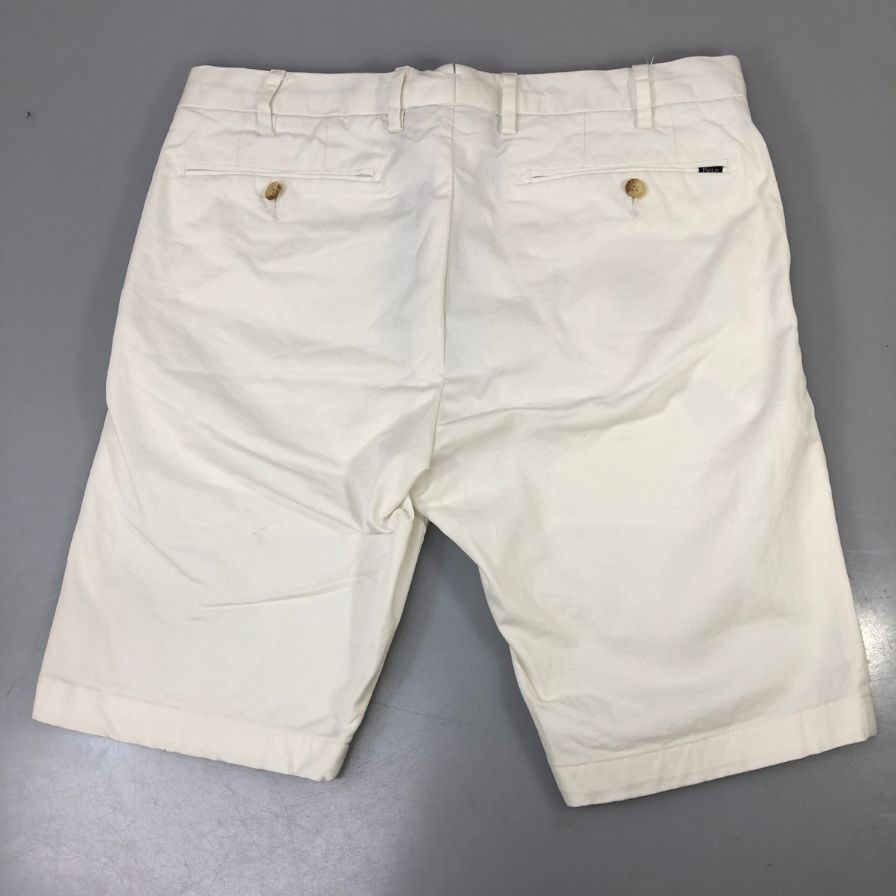 ポロ ラルフローレン ショートパンツ ストレッチ スリムフィット メンズ ホワイト サイズ30/32 POLO RALPH LAUREN 【AFB37】