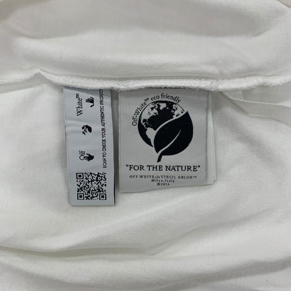 極美品◆オフホワイト グラフィック ロゴTシャツ 23SS OWAA089S23JER017 メンズ サイズM ホワイト OFF-WHITE 【AFB19】