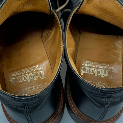 トリッカーズ M7509 チャッカブーツ メダリオン ダイナイトソール ブラック サイズ7.5 メンズ TRICKER'S ブーツ 約26.0cm【LA】【中古】