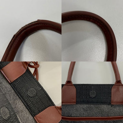 ディーゼル トートバッグ 2way ショルダー プリント キャンバス ブラック グレー DIESEL VENEZIA【AFE10】
