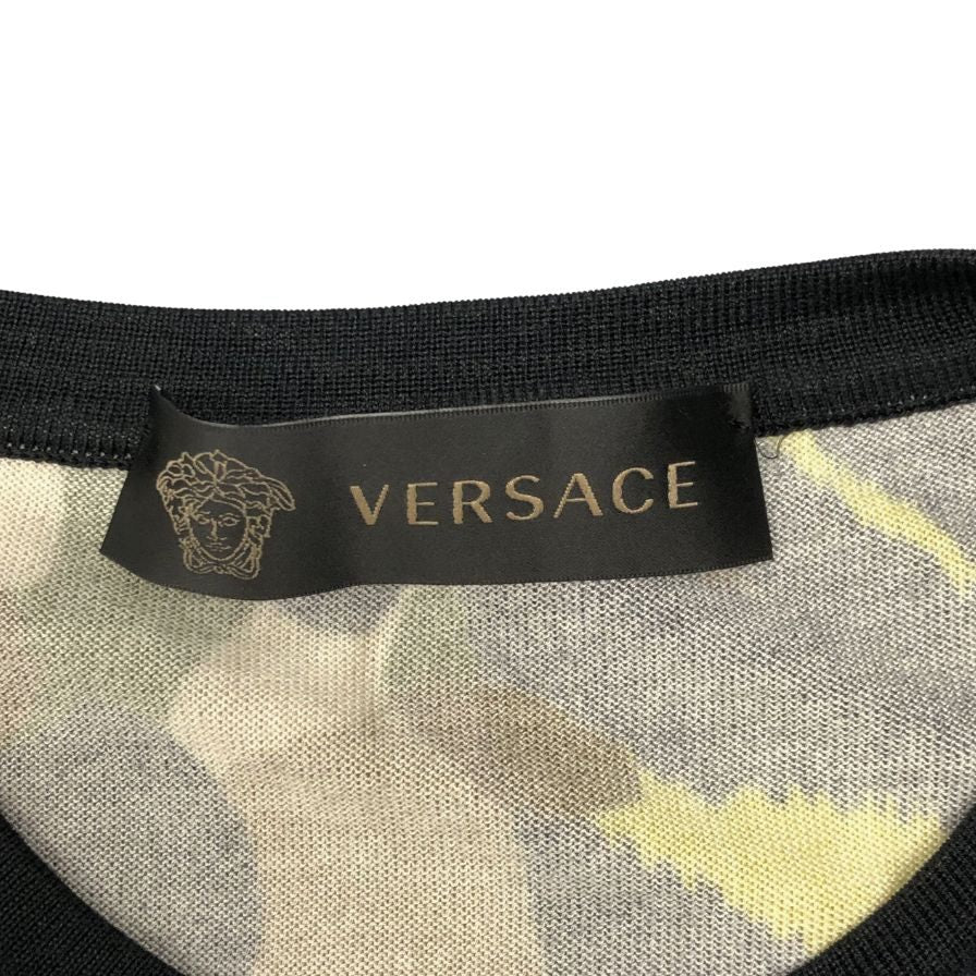 ジャンニヴェルサーチ　トップス GIANNI VERSACE(ジャンニヴェルサーチ) 90's scarf silk shirt