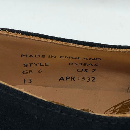 マーク マクナイリー スウェード ストレートチップ ネイビー サイズ6 メンズ MARK MCNAIRY 約25.0cm【AFD13】