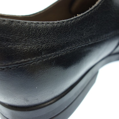 Good Condition◆Clarks Leather Shoes Outer Feather Plain Toe Men's Black Size 7.5 Clarks [AFC31] 