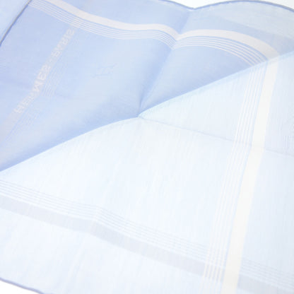 エルメス ハンカチ コットン100% ブルー系 レディース HERMES