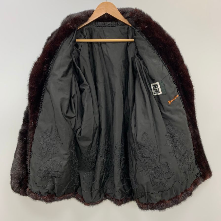美品　サガミンク　シェアードミンクコート　銀サガ 3.2万円からお値下げ◎サガミンク 銀サガ ミンクファーコート