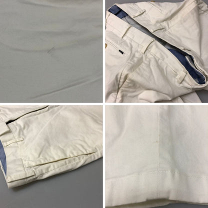 ポロ ラルフローレン ショートパンツ ストレッチ スリムフィット メンズ ホワイト サイズ30/32 POLO RALPH LAUREN 【AFB37】