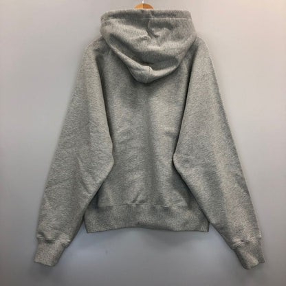 極美品◆アミ パリス  パーカ  フーディー プルオーバー USW224.747 メンズ サイズL グレー AMI PARIS 【AFB33】