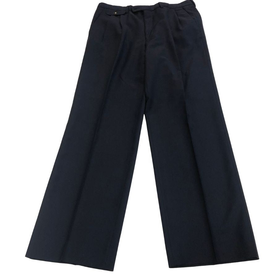 ダンヒル パンツ ウール SUPER100’S ネイビー メンズ サイズ48 dunhill 【AFB21】