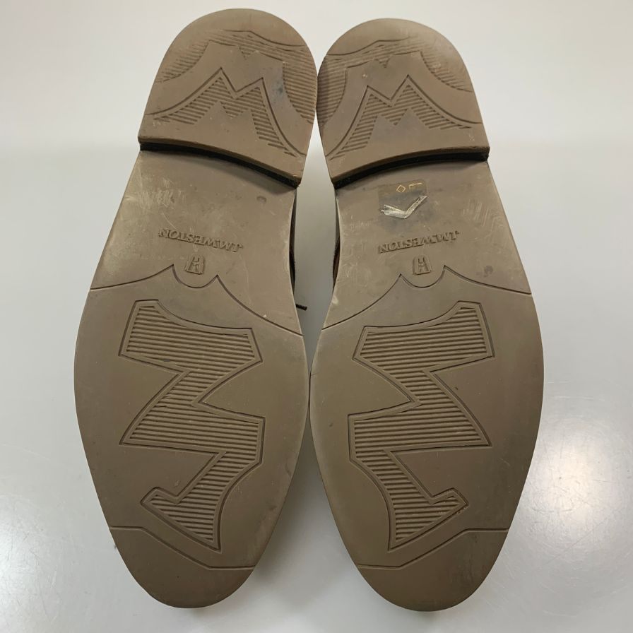 ジェイエムウエストン レザーシューズ 765-22 ストレートチップ 旧ロゴ シボレザー ブラウン メンズ サイズ8.5E J.M.Weston ビジネスシューズ 約27.0cm【LA】【中古】