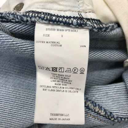 ビゾウン デニム バギー 25SS  コットン メンズ インディゴ サイズ1 BISOWN 【AFB17】