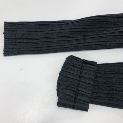 美品◆プリーツプリーズ イッセイミヤケ フード ロング コート PP33-JA671 グレー サイズ4 PLEATS PLEASE 【AFB43】