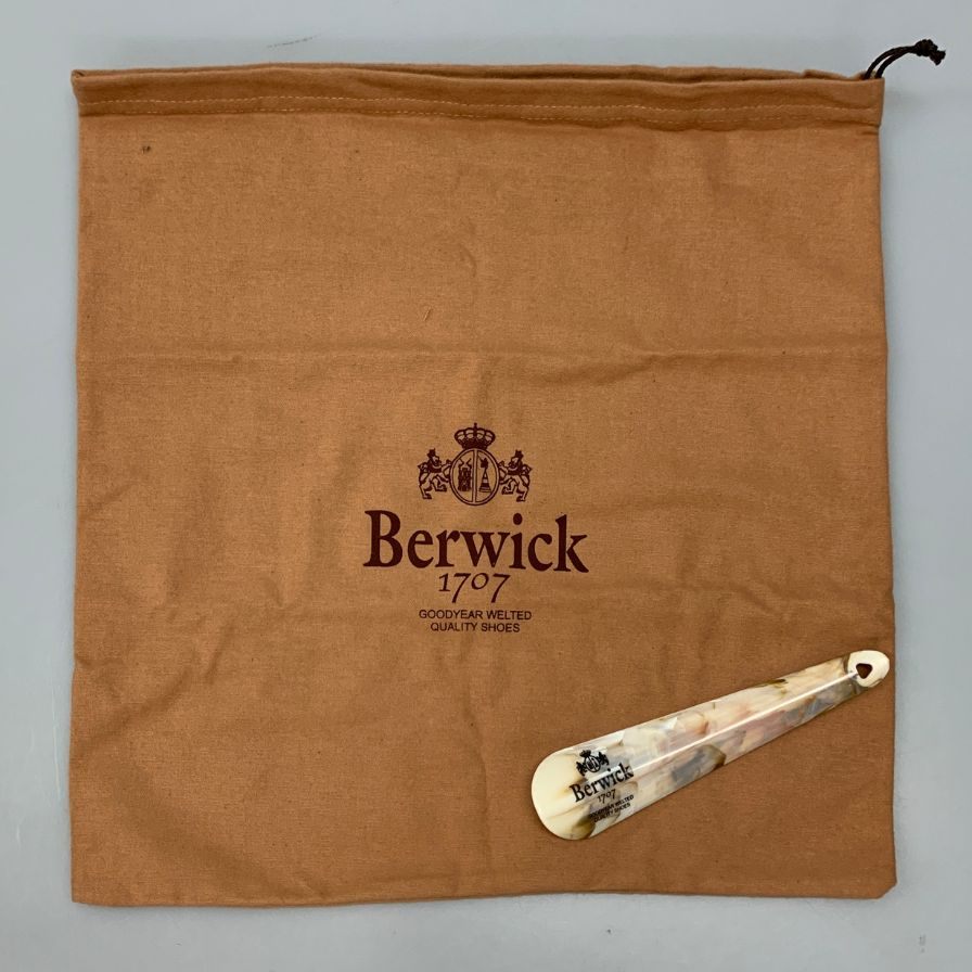 バーウィック サイドゴアブーツ 475 カーフ ブラウン UK6.5 メンズ スペイン製 Berwick ブーツ 約25.0cm【LA】【中古】