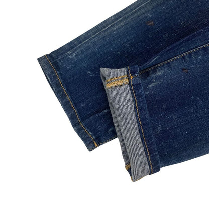 ディースクエアード デニムパンツ cool girl cropped jean エイジング加工 ペイント加工 コットン ポリウレタン サイズ38 レディース ブルー DSQUARED2 【AFB17】