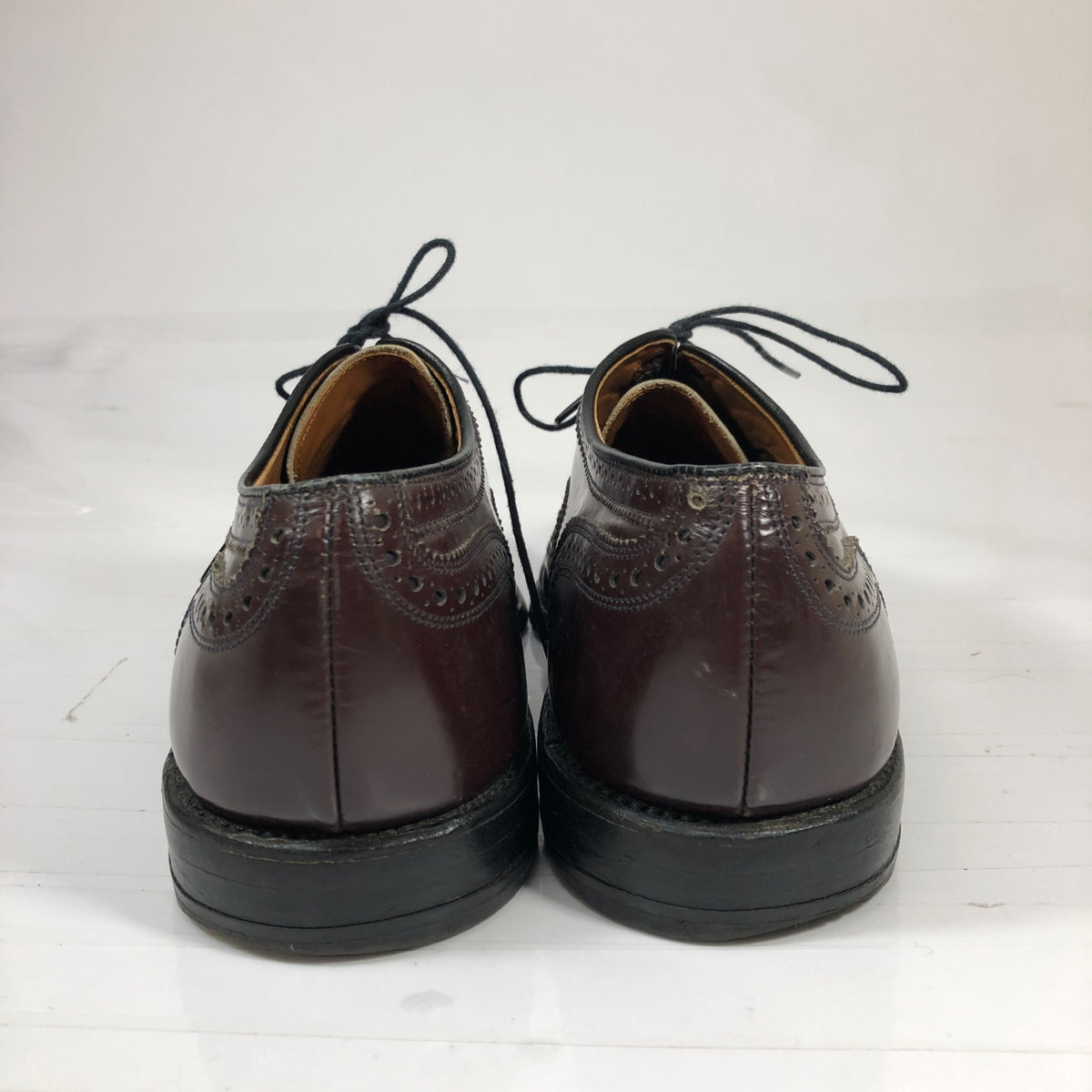 アレンエドモンズ レザーシューズ ウイングチップ メダリオン メンズ サイズ不明 ブラウン Allen Edmonds 約不明cm【AFC8】