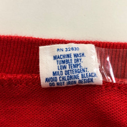 中古◆アルテックス Tシャツ 70年代 コットン 84番 レッド サイズL メンズ ARTEX 【AFB12】