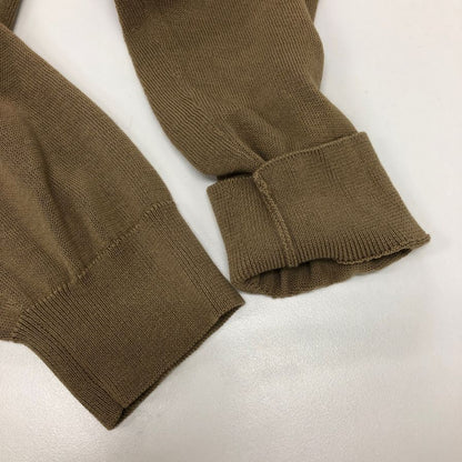 美品◆ザノーネ ニット 襟付き コットン メンズ ベージュ サイズ 48 ZANONE 【AFB17】