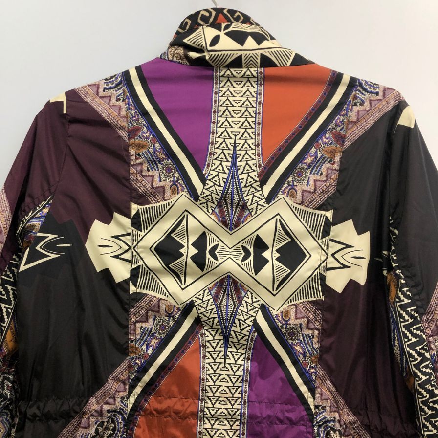 美品◆エトロ コート 中綿 総柄 ペイズリー イタリア製 レディース サイズ42 ETRO 【AFA13】