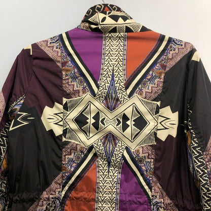 美品◆エトロ コート 中綿 総柄 ペイズリー イタリア製 レディース サイズ42 ETRO 【AFA13】
