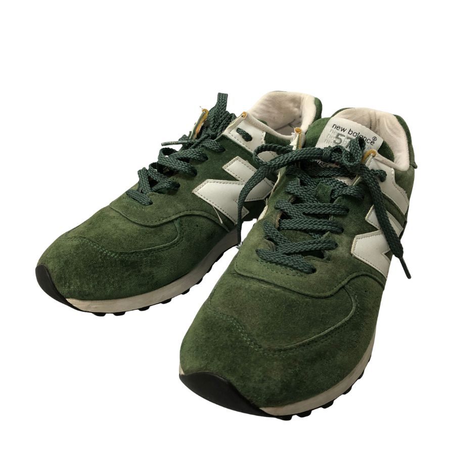 ニューバランス スニーカー M576GG MADE IN ENGLAND スエード サイズ USA9 グリーン New Balance 約27.0cm【AFC35】