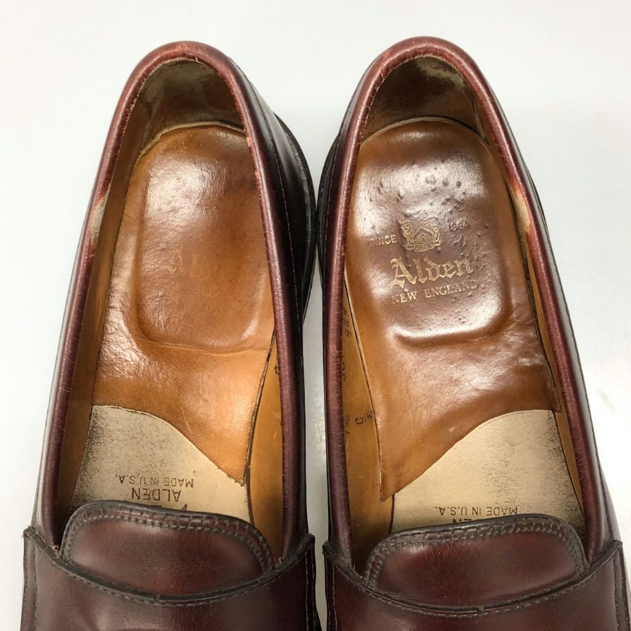 Alden984★サイズ6.5D★カーフレザー★バーガンディ★ペニーローファー Alden984☆サイズ6.5D☆カーフレザー☆バーガンディ☆ペニー