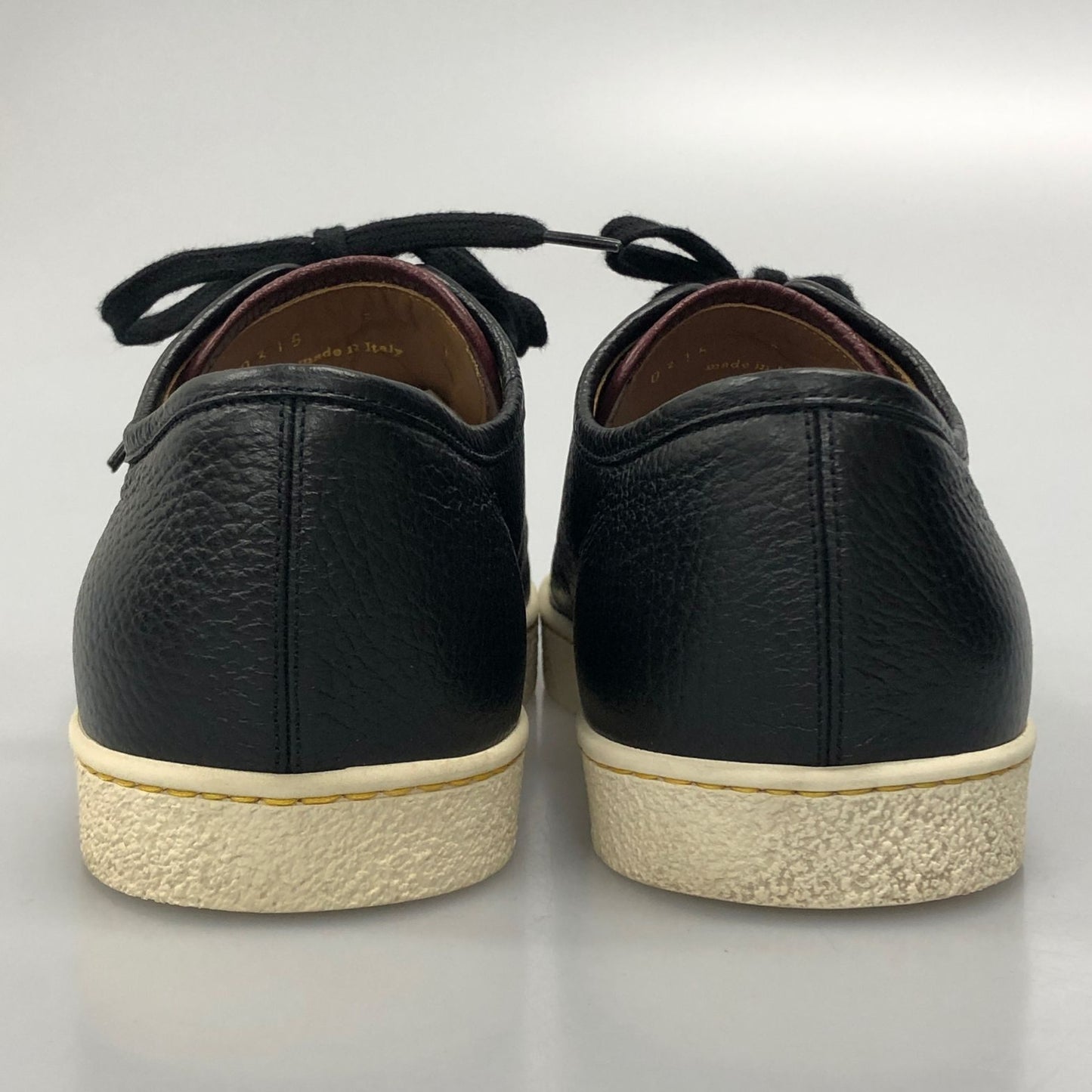ジョンロブ スニーカー レヴァー レザー 本革 ローカット ブラック メンズ サイズ 5E JOHN LOBB LEVAH 約24.0cm【AFD15-2】