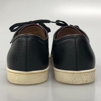 ジョンロブ スニーカー レヴァー レザー 本革 ローカット ブラック メンズ サイズ 5E JOHN LOBB LEVAH 約24.0cm【AFD15-2】
