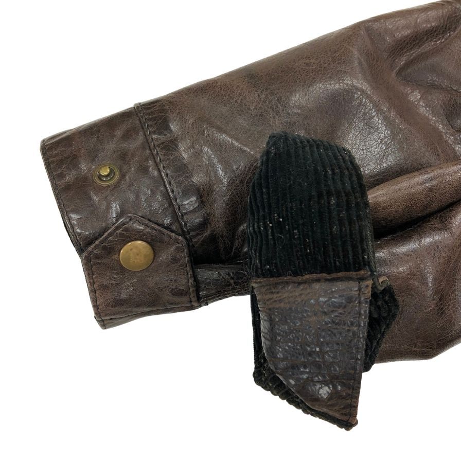美品◆ベルスタッフ トライアルマスター ゴールドラベル パンサージャケット ブラウン メンズ サイズ42 Belstaff Trialmaster Panther Jacket 【AFG1】