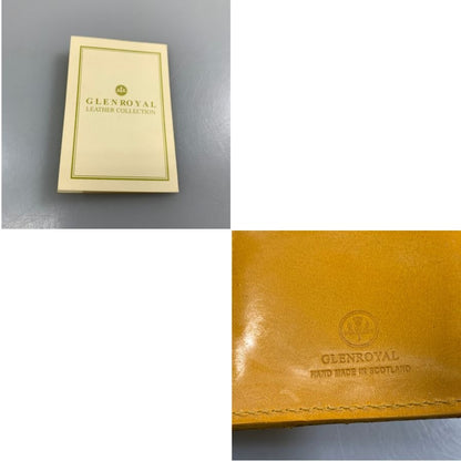 グレンロイヤル 長財布 二つ折り財布 フラップボタン コードバン オレンジ系 GLENROYAL【AFI7】