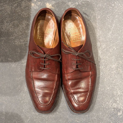 クロケット＆ジョーンズ レザーシューズ  バーニーズ別注 8311 バーニッシュカーフ バーガンディサイズUK6.5D メンズ CROCKETT&JONES ビジネスシューズ 約25.0cm【LA】【中古】