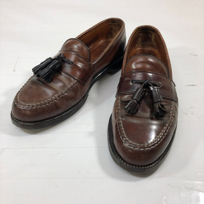 オールデン タッセルローファー コードバン バーガンディ  9917 サイズUS6.5D メンズ ブラウン Alden ローファー 約24.5cm【LA】【中古】