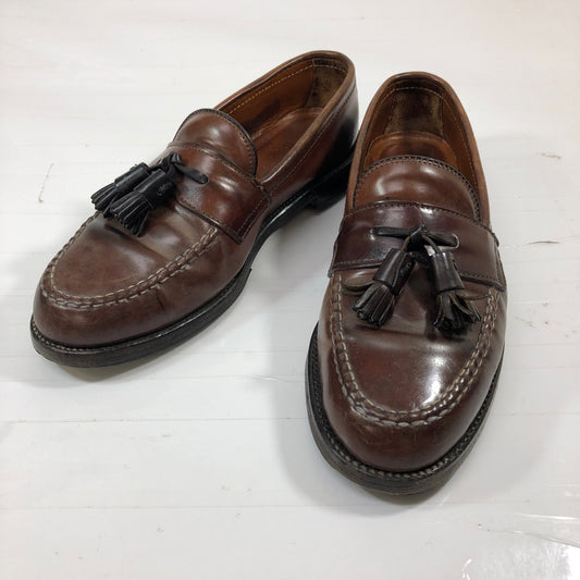 オールデン タッセルローファー コードバン バーガンディ  9917 サイズUS6.5D メンズ ブラウン Alden ローファー 約24.5cm【LA】【中古】