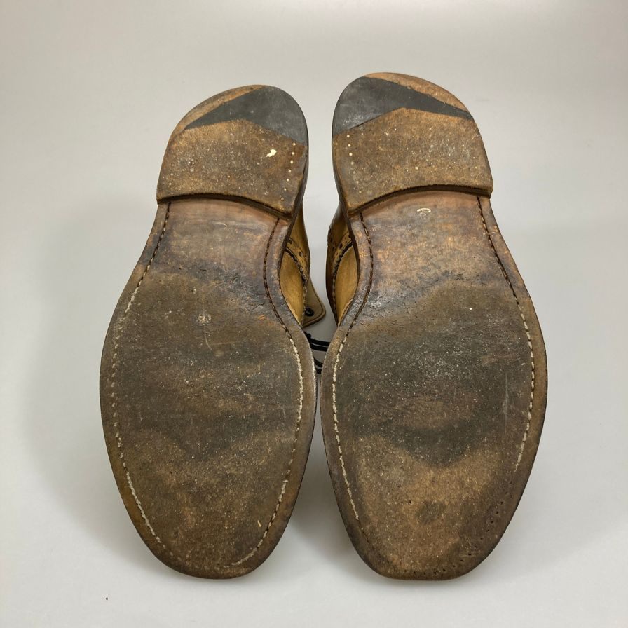 トリッカーズ ウイングチップレザーシューズ M6178 メンズ ブラウン系 サイズ8.5 Tricker's 約27.5cm【AFC41-2】