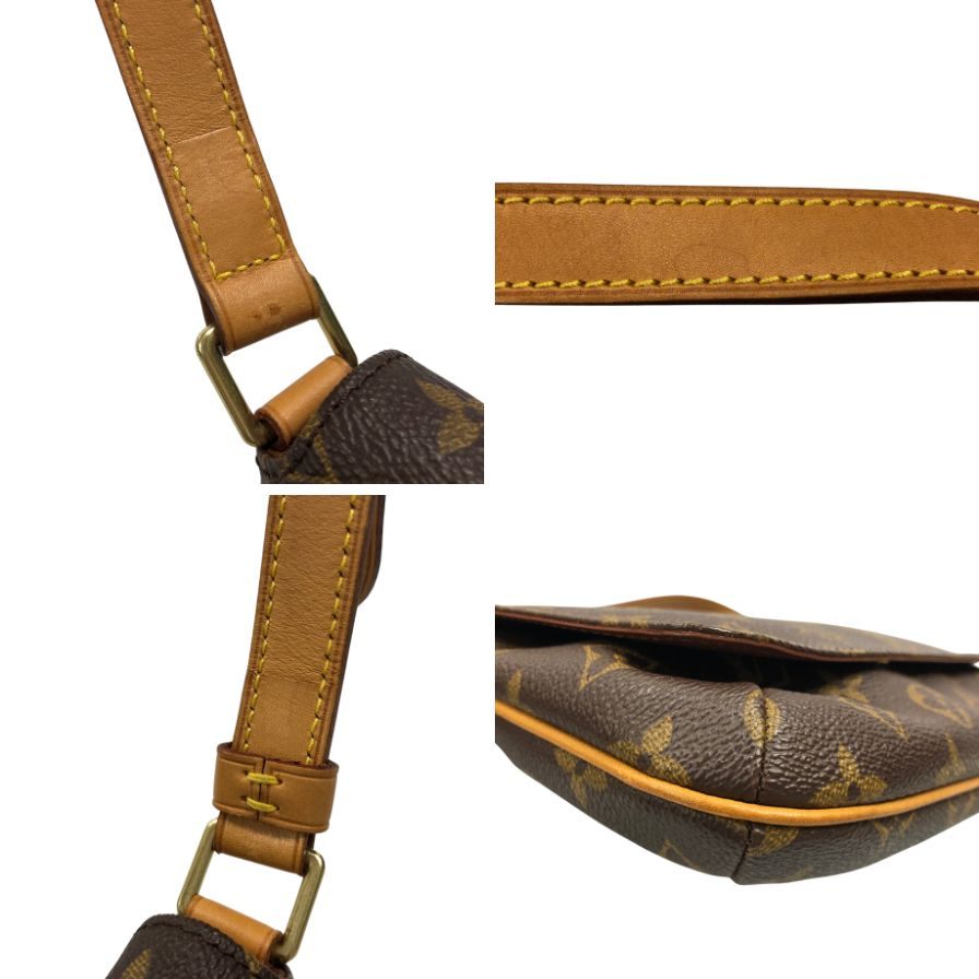 ルイ ヴィトン モノグラム ミュゼットタンゴ ショルダーバッグ レディース ブラウン M51388 LOUIS VUITTON【AFE12】