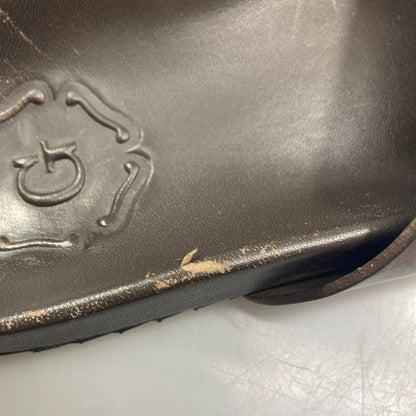 グレンソン レザーサンダル ブラウン サイズUK6 GRENSON 約25.0cm【AFC15】