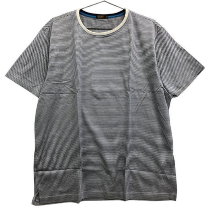 新品同様◆アラミス Tシャツ ストライプ 日本製 メンズ サイズ3L ブルー系 ARAMIS 【AFB2】