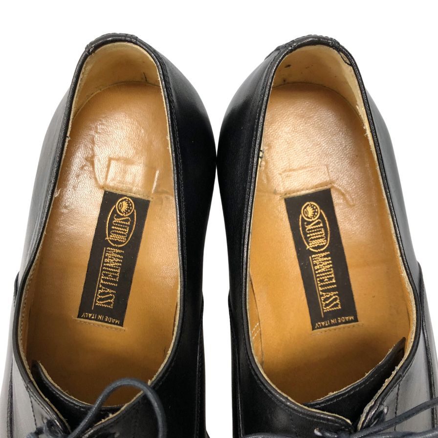 〈美品〉SUTOR MANTELLASSI 【26.5】デッキシューズ ストールマンテラッシ レザシューズ パンチドキャップトゥ