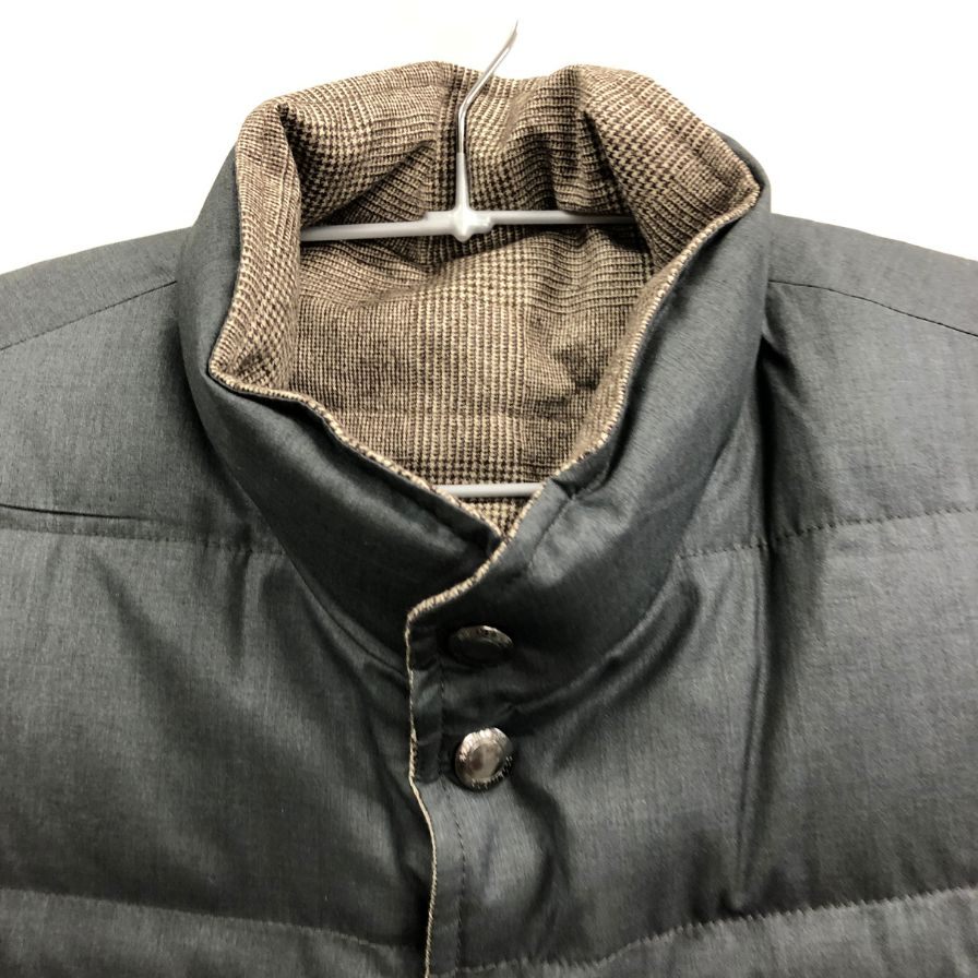 美品◆ジリー リアルファー ライナー付き カシミヤ混 ジャケット ベージュ メンズ サイズ48 ZILLI 【AFB3】