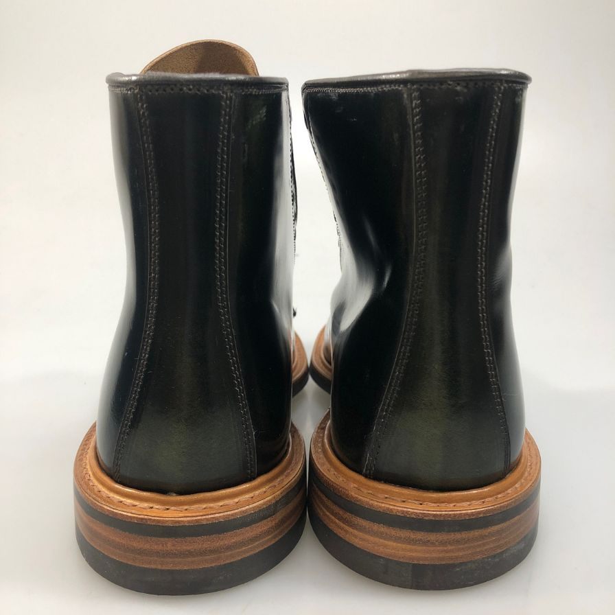 トリッカーズ マウズリー 8123 メンズ サイズ 7ハーフ ダークグリーン Tricker’ｓ ビジネスシューズ 約25.5cm【LA】【中古】