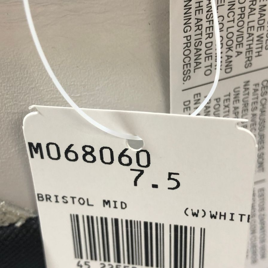 メレル ブーツ トレッキングブーツ Bristol MID レディース サイズ24.5 ブラック ホワイト系 MERRELL 約24.5cm【AFD3】